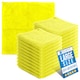 image 1 of Microfibre Cleaning Cloth 40x40cm Super Absorbent Lint Free Microfiber Cloths Cleaning for Home, Kitchen, Mirrors, Car - Pack of 20