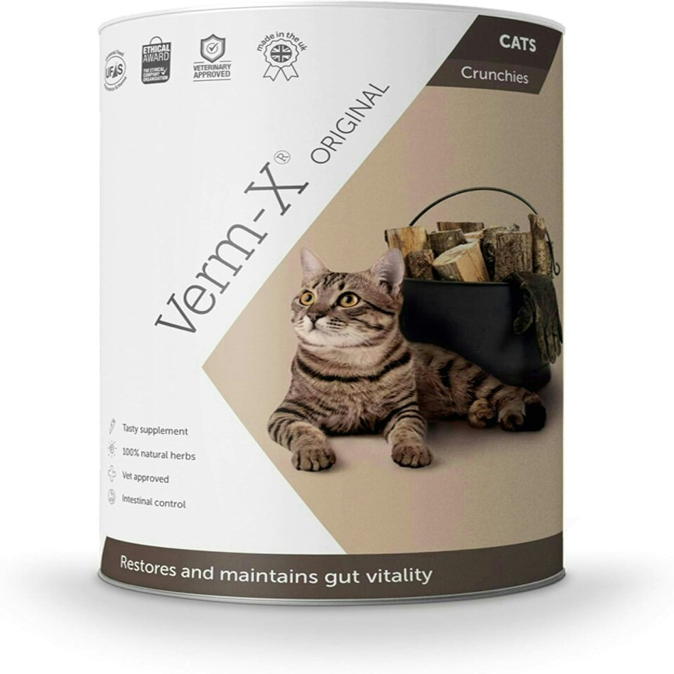 image 1 of Verm-X 100% Natural Treats for Cats. Restores and Maintains Gut Vitality. Wormwood Free Recipe.
