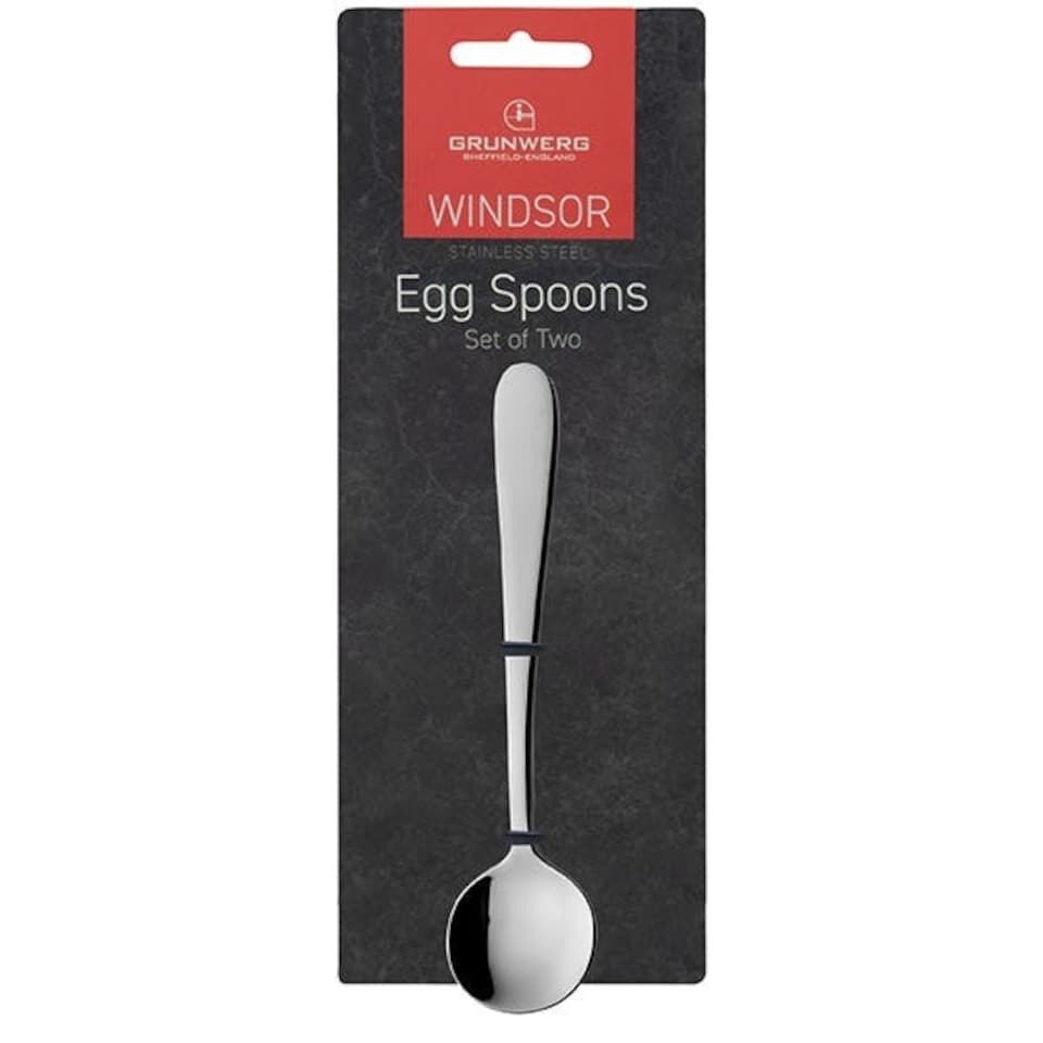 image 1 of Grunwerg Windsor Set Of 2 Egg Spoons