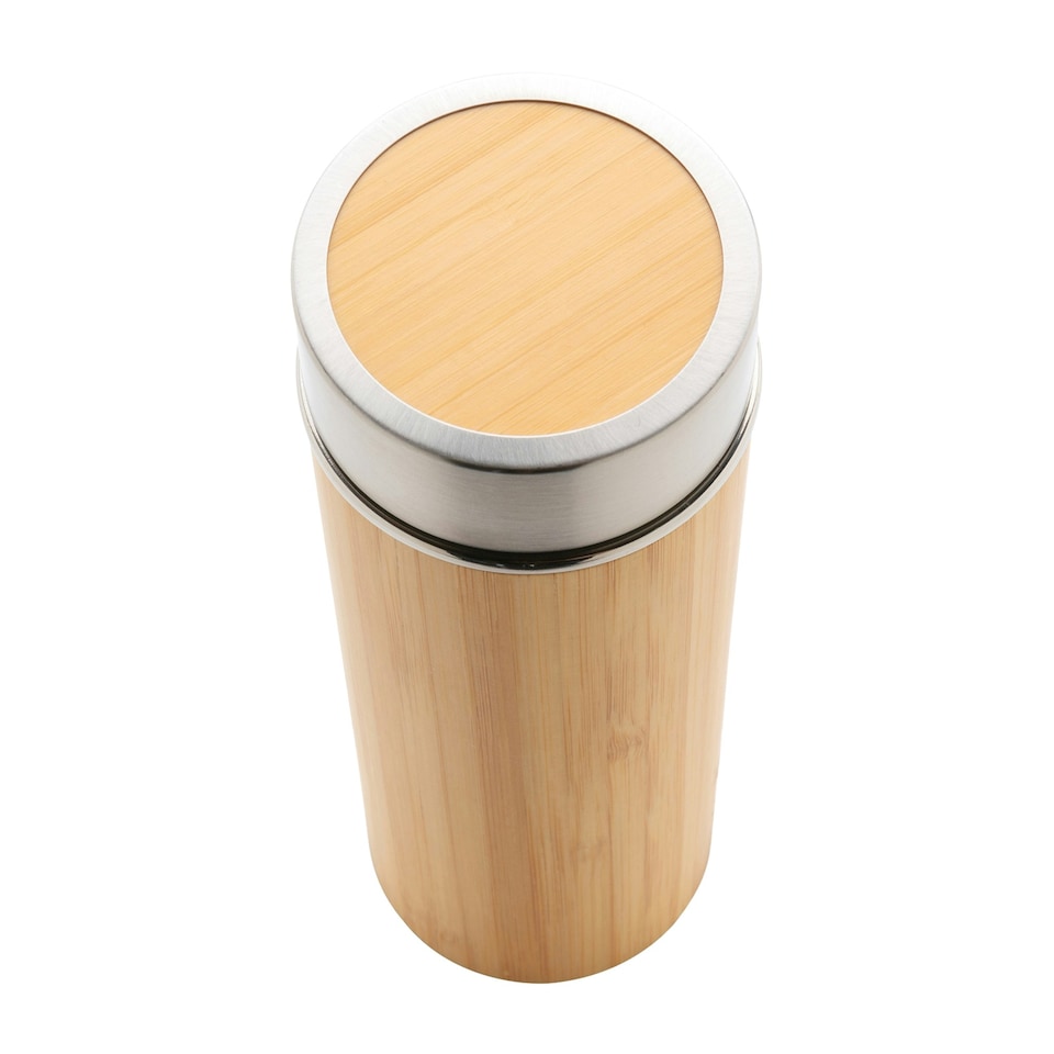 image 1 of XD Collection Bamboo 300ml Bottle - Brown - One Size | Brown | One Size