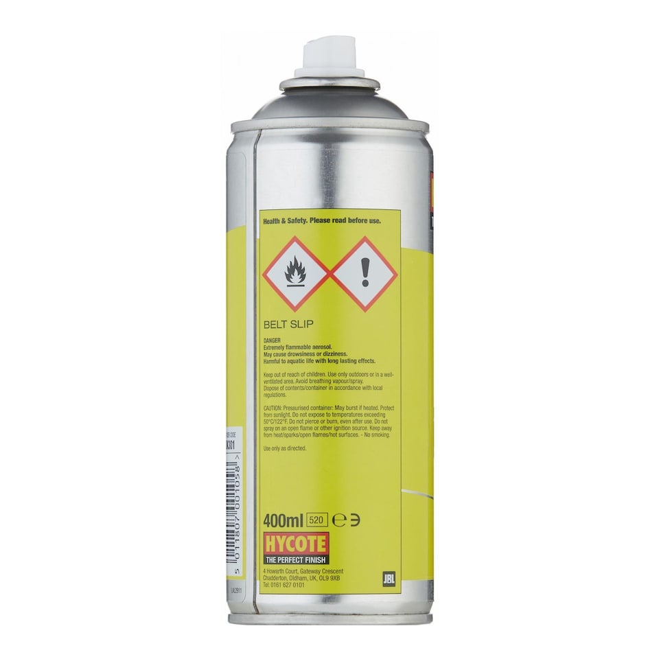 image 1 of Hycote Workshop Belt Slip Maintenance Spray - 1.6 Litres 400ml x4 Perfect Finish