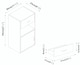 image 6 of 1-Drawer 1-Door Wooden Bedside Table | Black | Unit Colour: Black | 1
