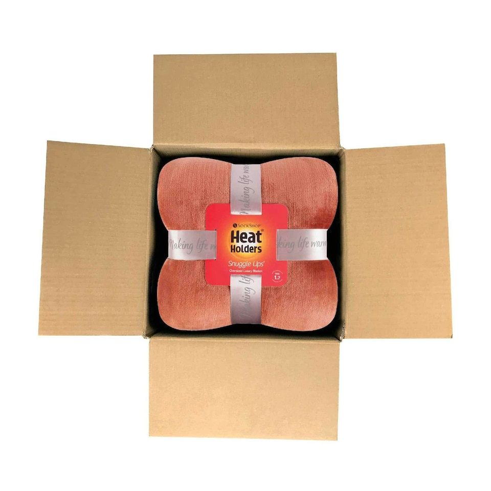 image 1 of Extra Soft Warm Large Luxury Thermal Fleece Throw Blanket - 180 x 200 cm Orange