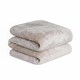 image 1 of OHS Luxury Faux Fur Mink Fleece Blanket, 150x200cm - Mink