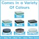 image 6 of Harbour Housewares 12pc Glass Placemats & Coasters Set - 30cm x 20cm - Black | Black | Black