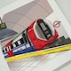 image 4 of Quilling London Underground Tube Station Hand-Finished Art Greeting Card Frameable Art