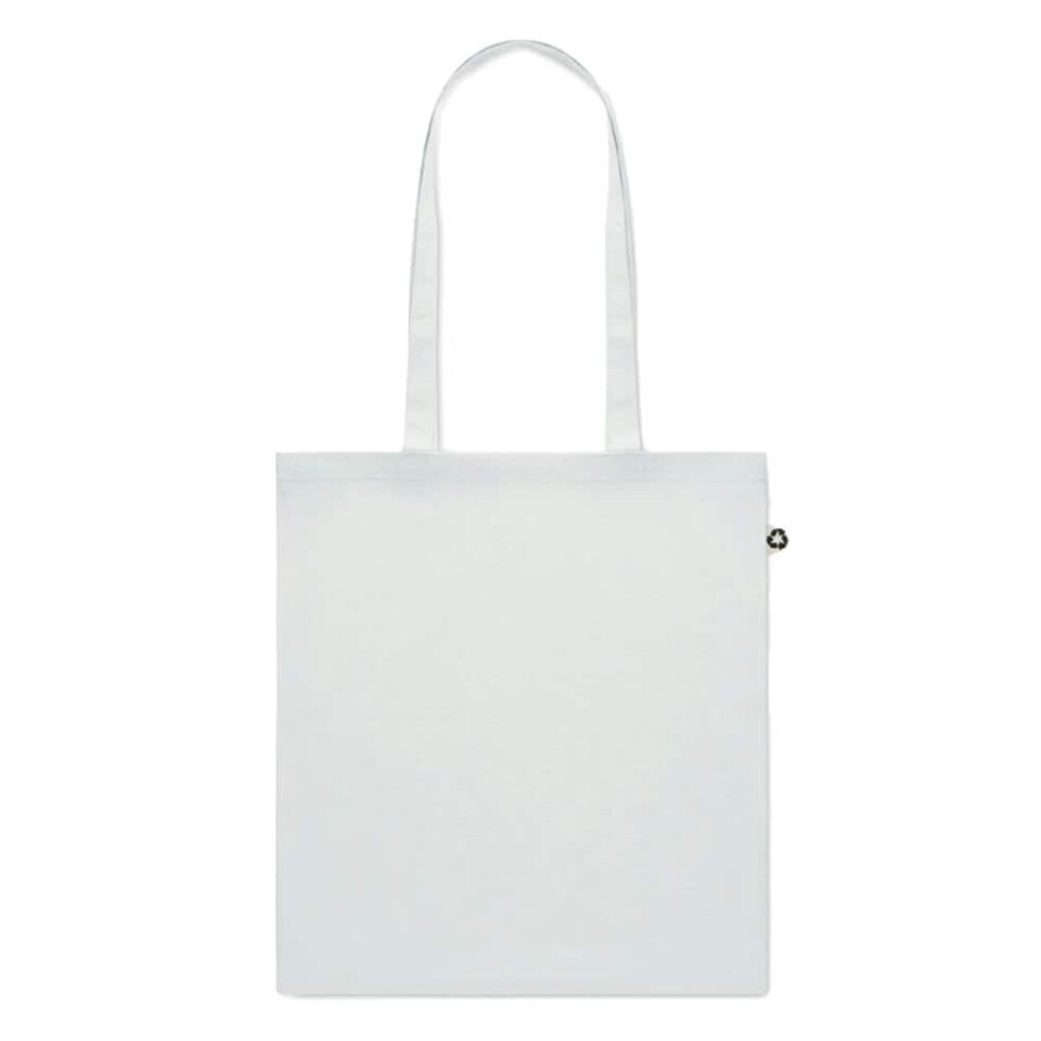 image 1 of MidOcean Zoco Colour Recycled Cotton Shopper Bag - White - One Size | White