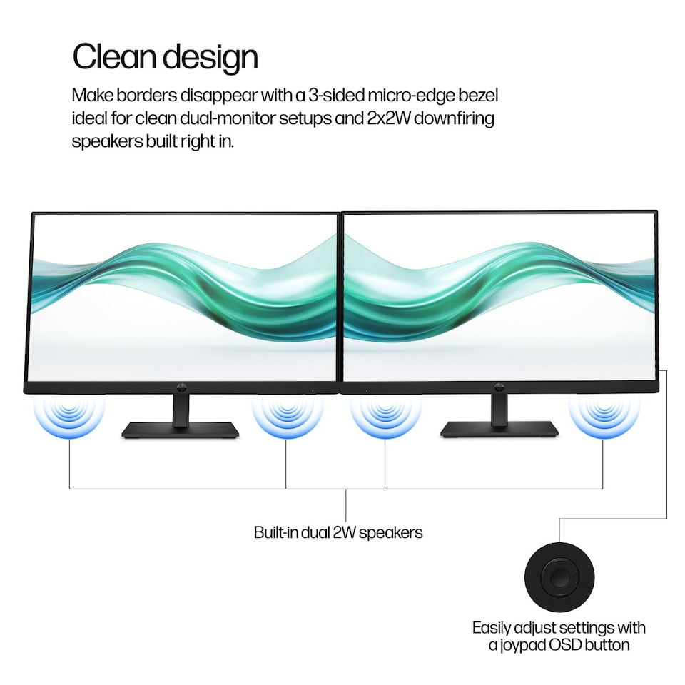image 1 of HP Series 3 Pro 21.5 inch FHD Monitor 322ph