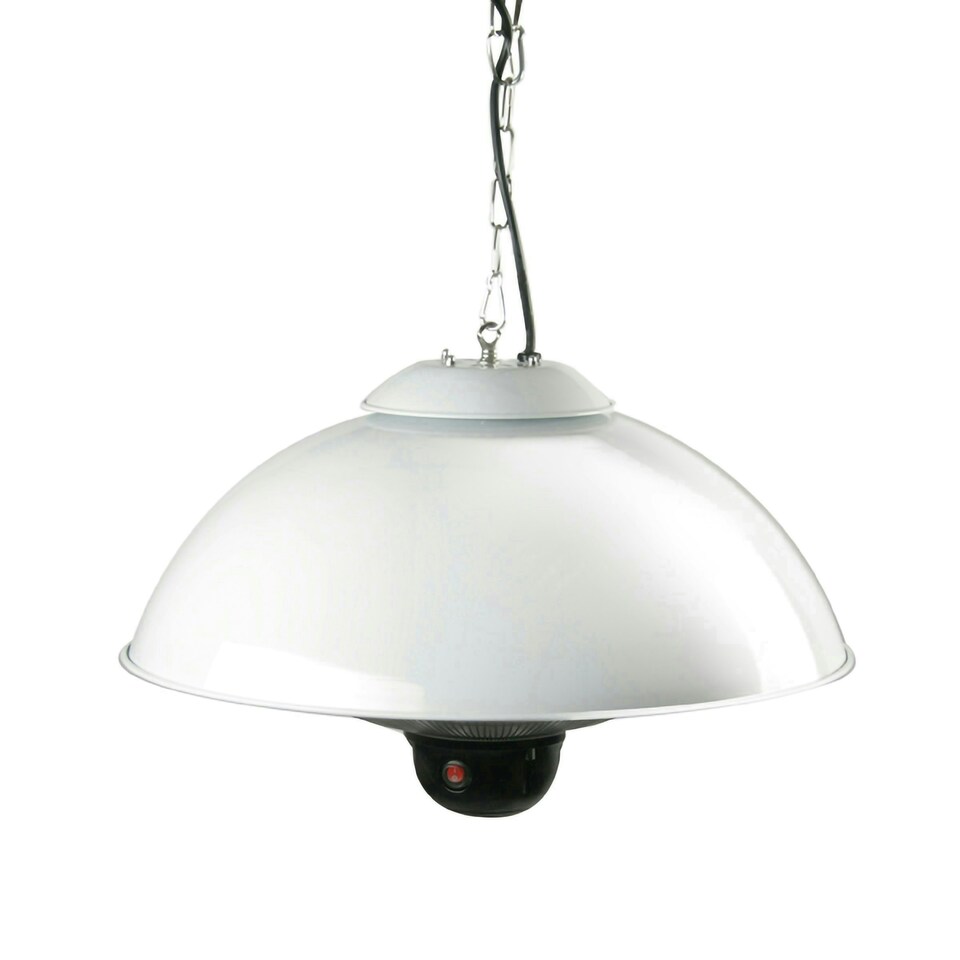 image 1 of Patio Heater in White Infrared Hanging 1.5kW IP34