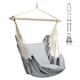 image 1 of VonHaus Grey Outdoor Hanging Chair