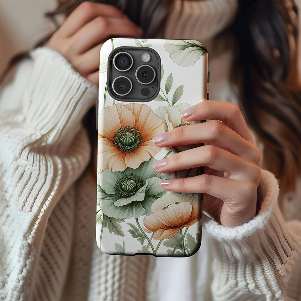 image 1 of Poppy Phone Case Green | iPhone 14 Plus
Magsafe | iPhone 14 Plus
Magsafe