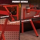image 4 of HOMCOM Corner Gaming Desk with Monitor Stand Cup Holder Headphone Hook