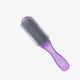 image 2 of Kent Brushes AirHedz Glo Half Round Detangling Brush in Purple