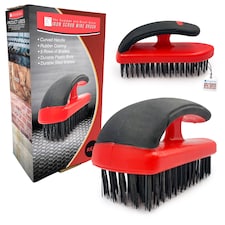 Heavy Duty Hand Block Wire Stiff Metal Brush for Rust Removal Brickworks and Paint Removal