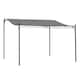 image 1 of Outsunny 4 x 3M Wall Mounted Awning Free Stand Canopy Shade Porch Pergola Cream