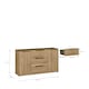 image 9 of Orkney 3 Drawer Sidebaord with 2 Doors in Mauvella Oak