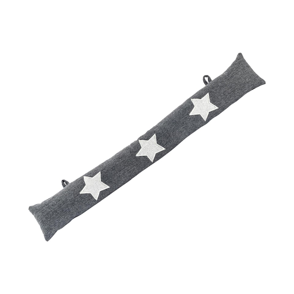 image 1 of Nicola Spring Herringbone Draught Excluder - 78.5cm - Star