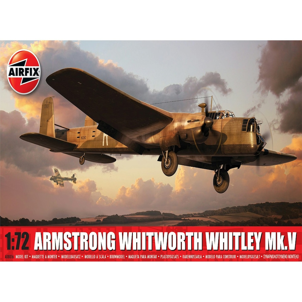 Airfix British Armstrong Whitworth Whitley Mk.V (1:72 Scale)