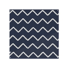 Zig Zagged Rope Splash Back | White