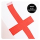 image 3 of Pack Of 2 St George's Day Set - Hat and 5ft x 3ft Flag Red | One Size