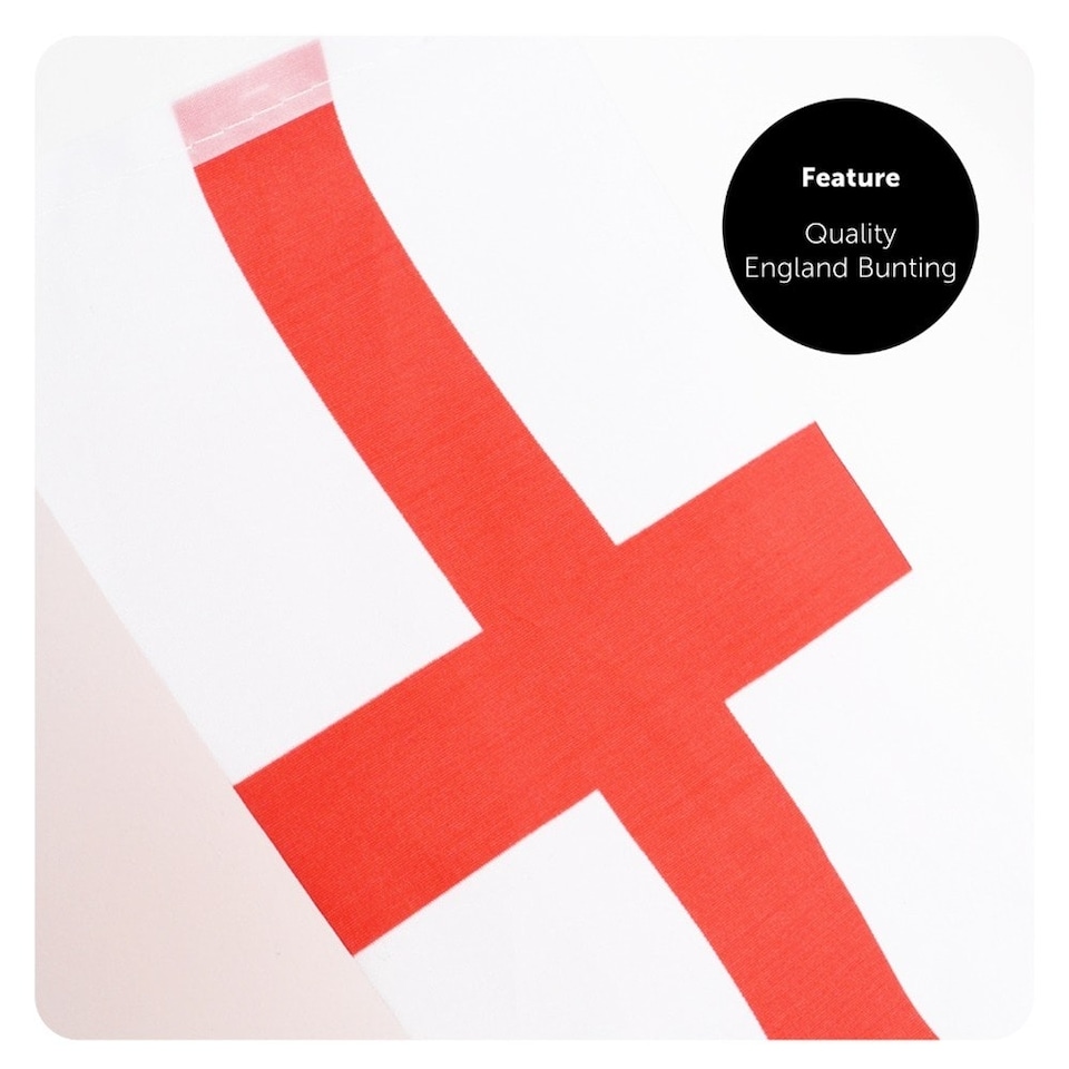 image 1 of Pack Of 2 St George's Day Set - Hat and 5ft x 3ft Flag Red | One Size