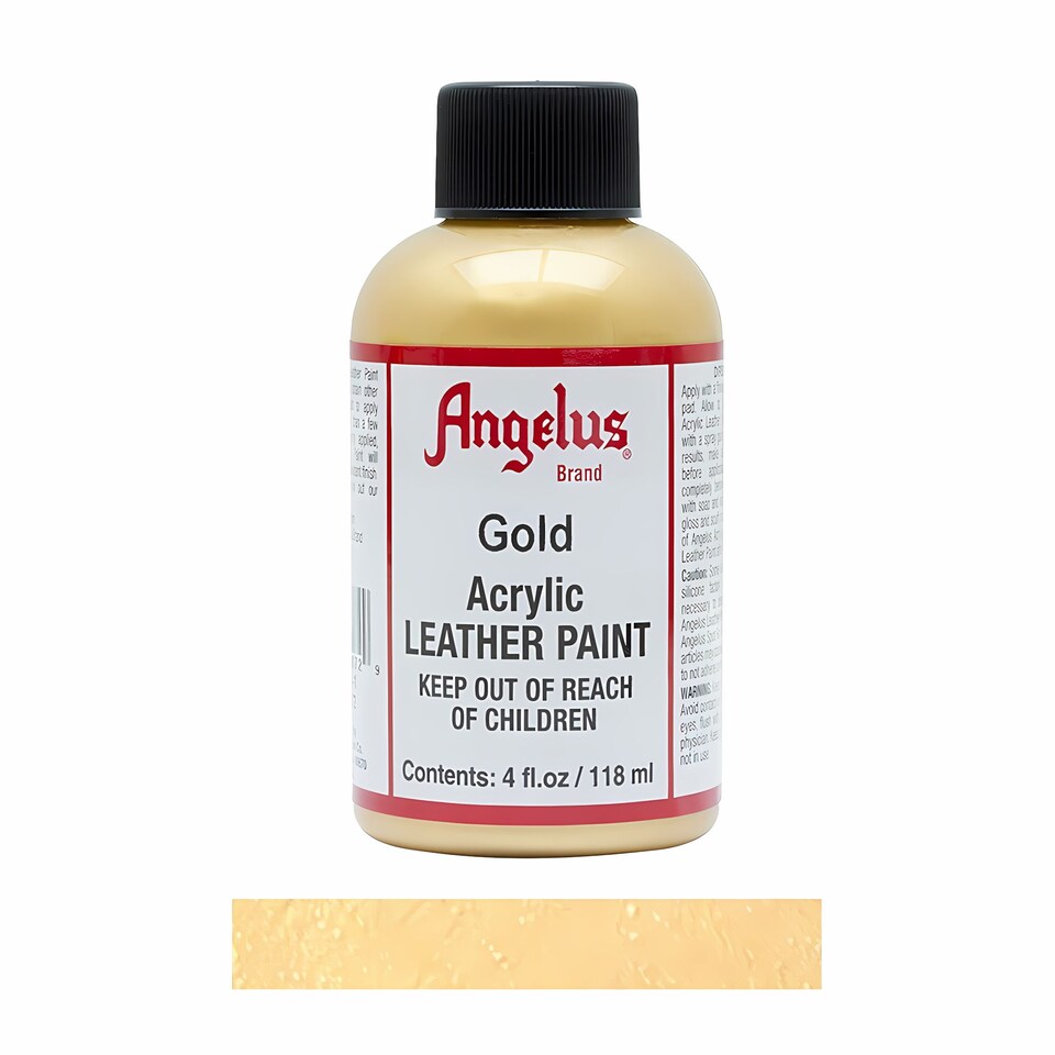 image 1 of Angelus Metallic Leather Paint for Sneaker Customs and Shoes 4oz