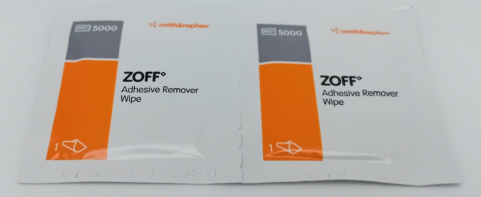 image 1 of ZOFF Adhesive Remover Wipes - Box of 20