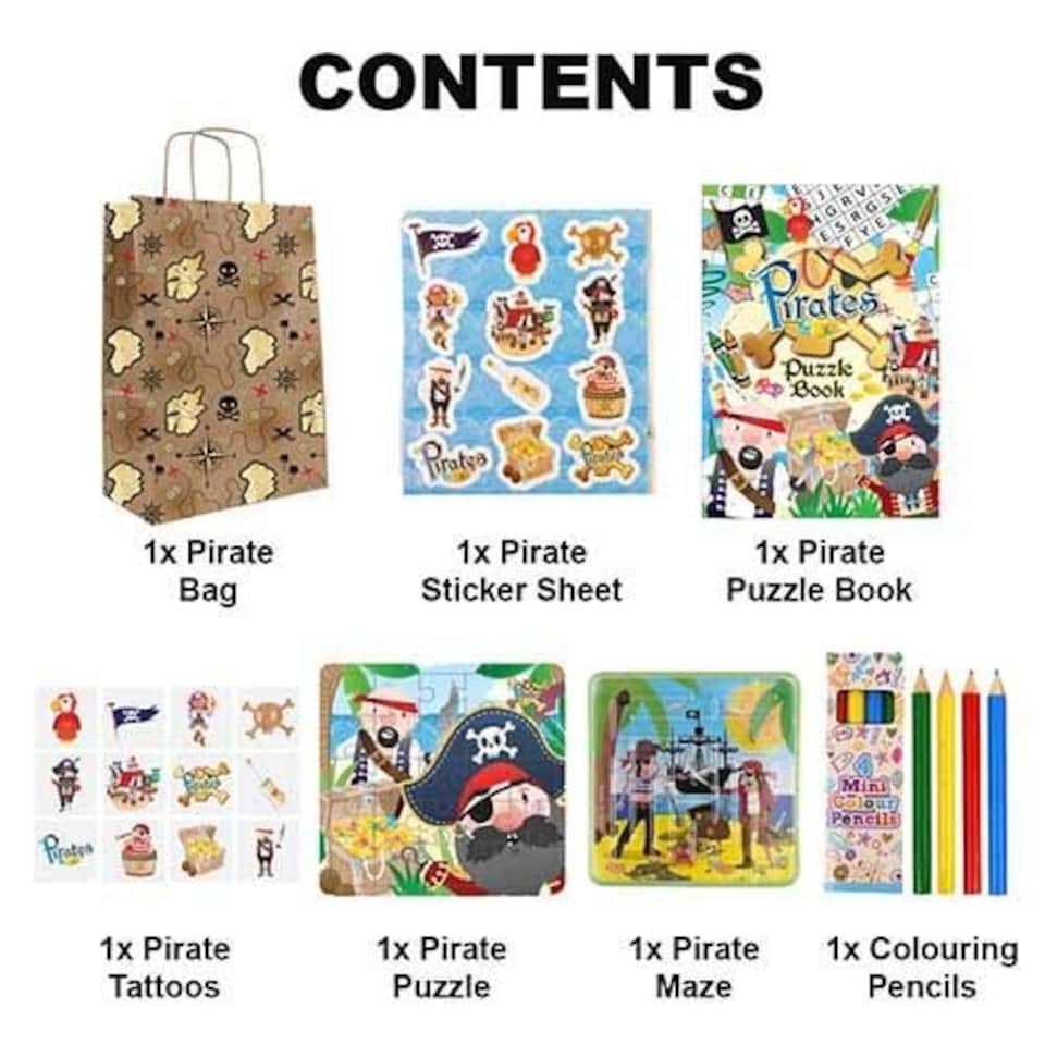 image 1 of Pirate Pre-Filled Party Favour Bag