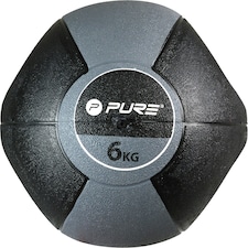 Medicine Ball with Handles - 6kg (Grey)