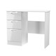 image 6 of Holborn 3 Drawer Vanity in White Gloss & White (Ready Assembled) | White | White Gloss & White