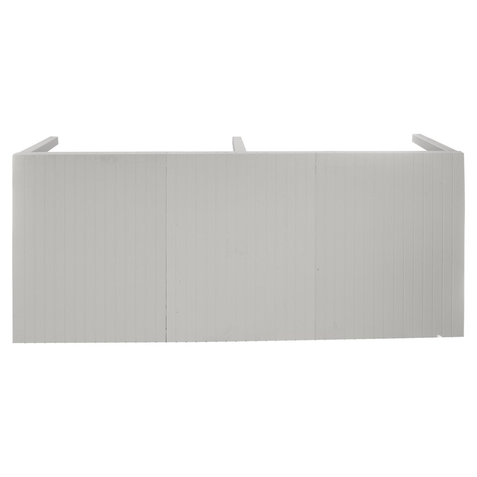 image 1 of Large 2.2M 10-Seater Plastic Adjustable Outdoor Dining Table | White | 1