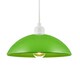 image 6 of Industrial Retro Designer Lime Green Gloss Disc Metal Ceiling Pendant Lamp Shade | Green