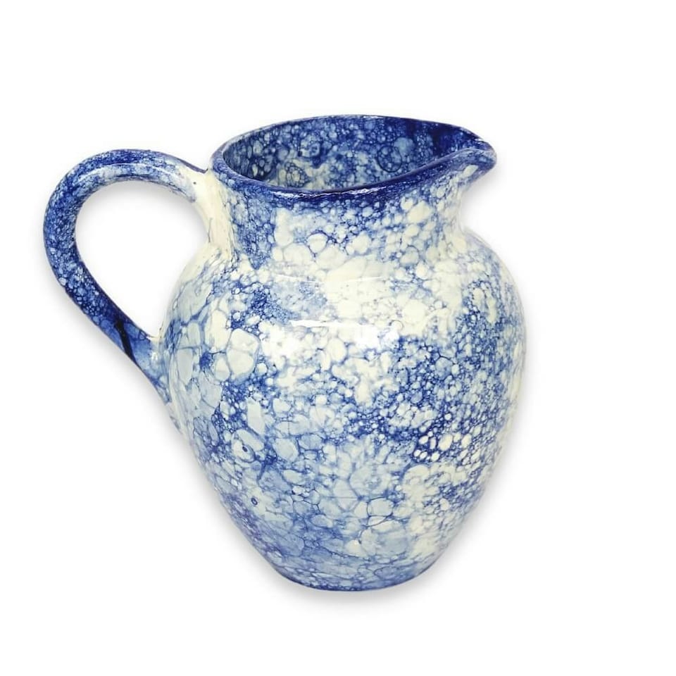 image 1 of Verano Spanish Ceramics Burbujas Large Jug - 21cm