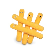 Yummy World Fernando The Fries 2.0 Plush Toy - Red/Yellow - L