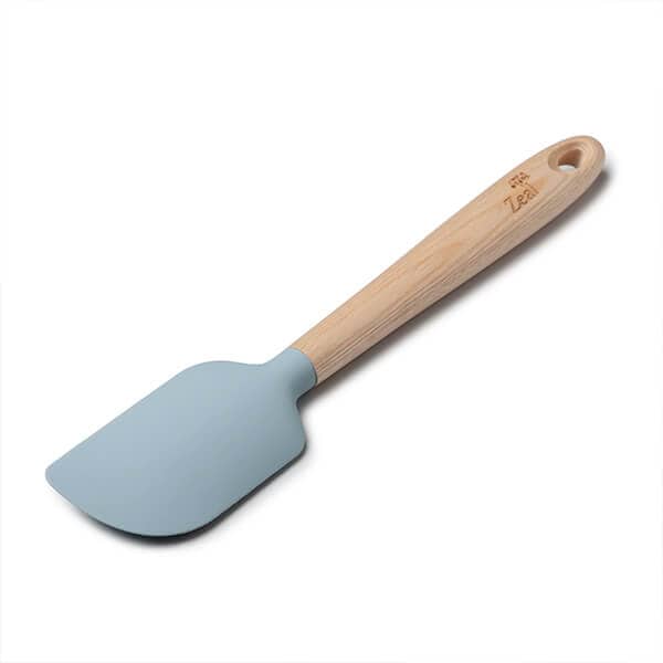 Zeal Large Spatula Spoon with Ash Wood Handle Duck Egg Blue