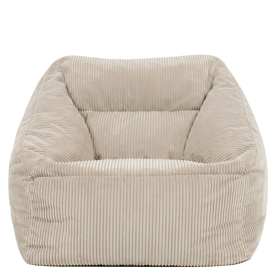 image 1 of Natalia Large Beanbag Corduroy Natural Beige | Cream | Natural | XL | 1