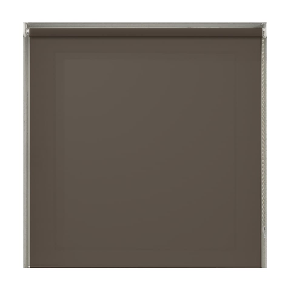 image 1 of 90cm Cocoa Plain Straight Edge Daylight Roller Blind Brown | Brown | Brown
