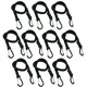image 1 of 24" Bungee Strap with Metal Carabiners Hook Tie Down Fastener Holder 10pc