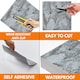 image 7 of NOVECRAFTO Vinyl Floor Tiles Self Adhesive – 12x12in Peel and Stick Flooring for Kitchen, Bathroom & Living Room – Charcoal Marble Flow Design Grey | 3.72 sqm
