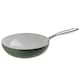 image 1 of Prochef 28cm Green Ceramic-Coated Aluminium Wok | Green | Olive Green | 28 cm