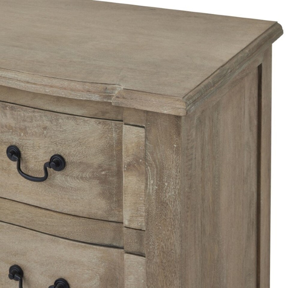 image 1 of Copgrove Collection 3 Drawer Chest - Wood - L47 x W120 x H90 cm - Brown