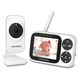 image 2 of HELLOBABY HB2033 3.2 Inch LCD Display Baby Monitor - White