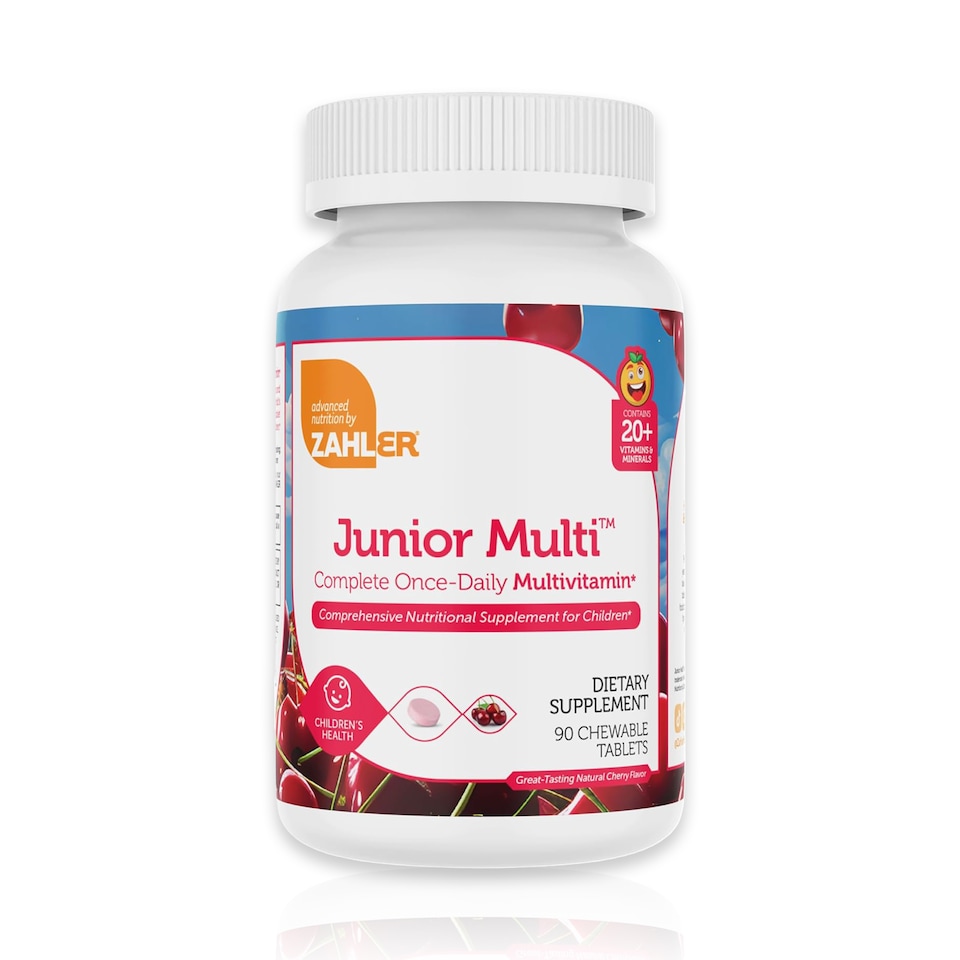 image 1 of Junior Multi Vitamin, 20+ Minerals & Vitamins, Cherry Flavor, 90c