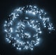 image 1 of Bright White Connectable LED indoor outdoor Waterproof Cluster String Lights (240 LED's (5m), Low Voltage Plug)