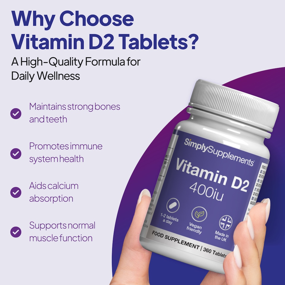 image 1 of Vitamin D Tablets 400iu