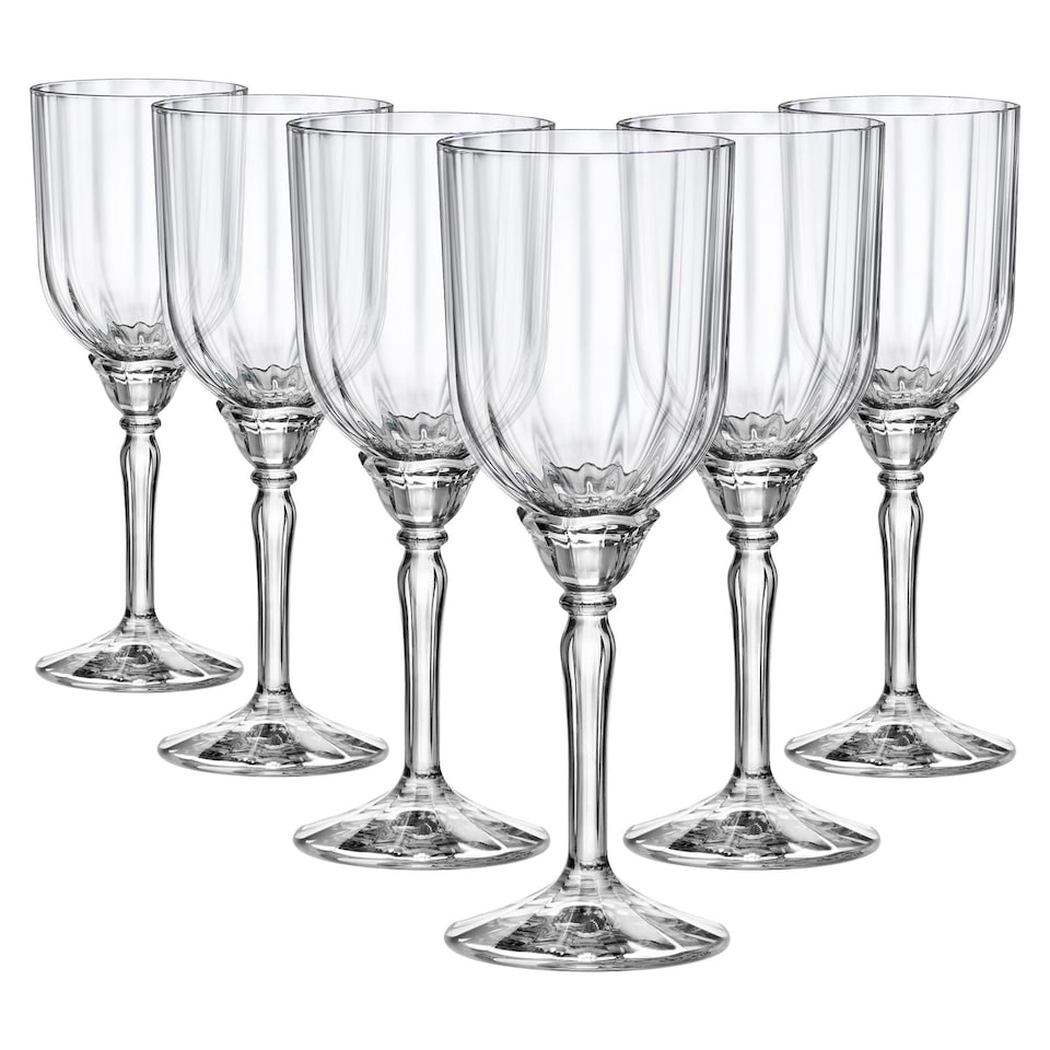 image 1 of Bormioli Rocco Florian Cocktail Glasses - 245ml - Clear - Pack of 6