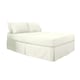 image 1 of Belledorm Easy Fit Pleated Platform Valance - Ivory - Superking