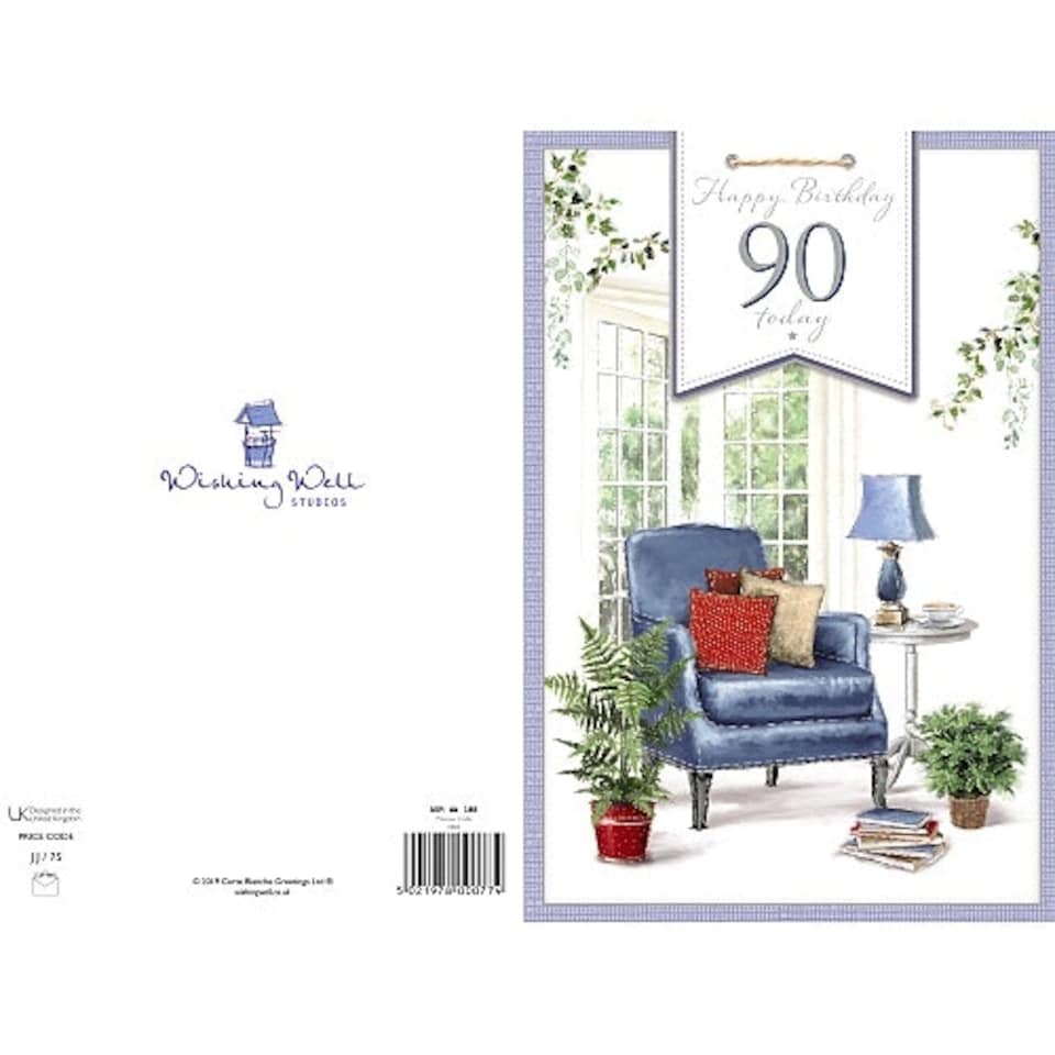 image 1 of 90th Happy Birthday Card