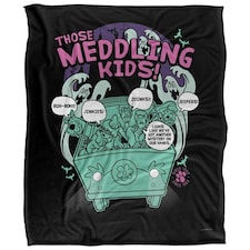 Scooby Doo Meddling Kids Group Shot Blanket - Multicoloured - One Size