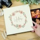 image 3 of Personalised Floral Wreath Square Photo Album